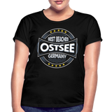 Ostsee Beaches - Frauen Oversize T-Shirt - Schwarz