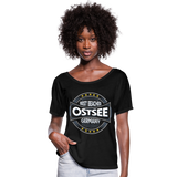 Ostsee Beaches - Frauen T-Shirt mit Fledermausärmeln von Bella + Canvas - Schwarz