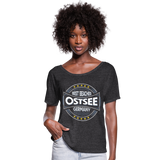 Ostsee Beaches - Frauen T-Shirt mit Fledermausärmeln von Bella + Canvas - Anthrazit