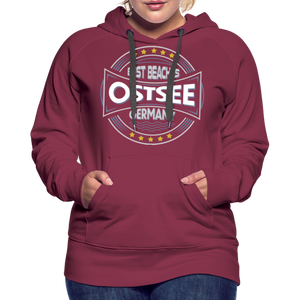 Ostsee Beaches - Frauen Premium Hoodie - helles Mintgrün