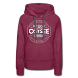 Ostsee Beaches - Frauen Premium Hoodie - Bordeaux