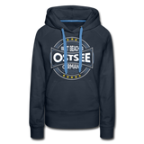 Ostsee Beaches - Frauen Premium Hoodie - Navy