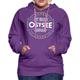 Ostsee Beaches - Frauen Premium Hoodie - Purple