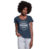 Ostsee Beaches - Frauen T-Shirt mit U-Ausschnitt - Navy