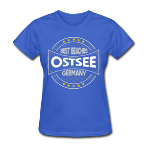 Ostsee Beaches - Frauen Gildan Heavy T-Shirt - Königsblau