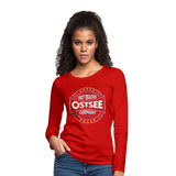 Ostsee Beaches - Frauen Premium Langarmshirt - Rot