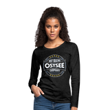 Ostsee Beaches - Frauen Premium Langarmshirt - Anthrazit