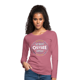 Ostsee Beaches - Frauen Premium Langarmshirt - Malve