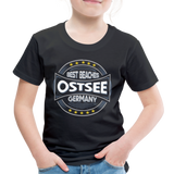 Ostsee Beaches - Kinder Premium T-Shirt - Schwarz