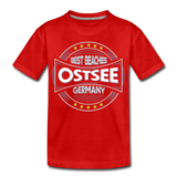 Ostsee Beaches - Kinder Premium T-Shirt - Rot