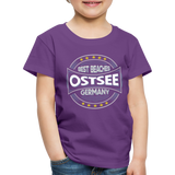 Ostsee Beaches - Kinder Premium T-Shirt - Lila