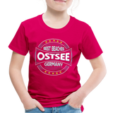 Ostsee Beaches - Kinder Premium T-Shirt - dunkles Pink