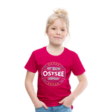 Ostsee Beaches - Kinder Premium T-Shirt - dunkles Pink