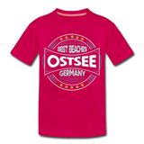 Ostsee Beaches - Kinder Premium T-Shirt - dunkles Pink