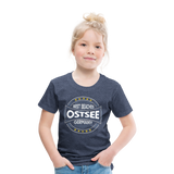 Ostsee Beaches - Kinder Premium T-Shirt - Blau meliert