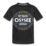 Ostsee Beaches - Teenager Premium T-Shirt - Schwarz