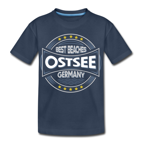 Ostsee Beaches - Teenager Premium T-Shirt - Navy