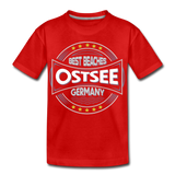 Ostsee Beaches - Teenager Premium T-Shirt - Rot