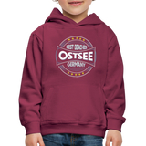 Ostsee Beaches - Kinder Premium Hoodie - Bordeaux