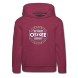 Ostsee Beaches - Kinder Premium Hoodie - Bordeaux