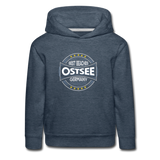 Ostsee Beaches - Kinder Premium Hoodie - Jeansblau