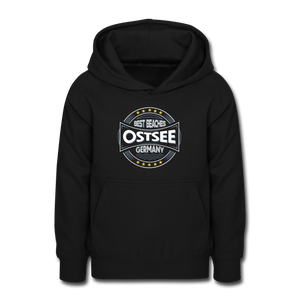 Ostsee Beaches - Teenager Hoodie - Schwarz