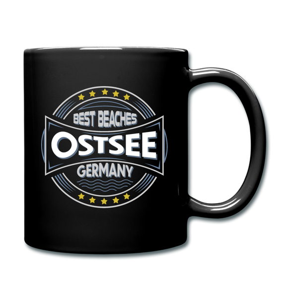 Ostsee Beaches - Tasse einfarbig - Schwarz