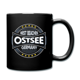 Ostsee Beaches - Tasse einfarbig - Schwarz