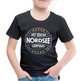 Nordsee Beaches - Kinder Premium T-Shirt - Schwarz