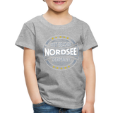 Nordsee Beaches - Kinder Premium T-Shirt - Grau meliert