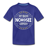 Nordsee Beaches - Kinder Premium T-Shirt - Königsblau