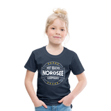 Nordsee Beaches - Kinder Premium T-Shirt - Navy