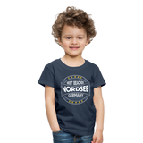 Nordsee Beaches - Kinder Premium T-Shirt - Navy