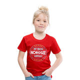 Nordsee Beaches - Kinder Premium T-Shirt - Rot