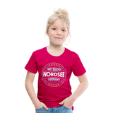 Nordsee Beaches - Kinder Premium T-Shirt - dunkles Pink