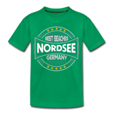 Nordsee Beaches - Kinder Premium T-Shirt - Kelly Green