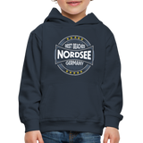 Nordsee Beaches - Kinder Premium Hoodie - Navy