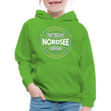 Nordsee Beaches - Kinder Premium Hoodie - Hellgrün