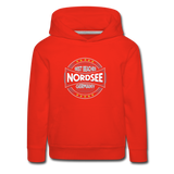 Nordsee Beaches - Kinder Premium Hoodie - Rot