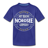 Nordsee Beaches - Teenager Premium T-Shirt - Königsblau