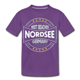 Nordsee Beaches - Teenager Premium T-Shirt - Lila