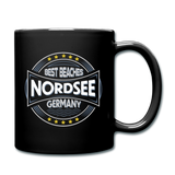 Niordsee Beaches - Tasse einfarbig - Schwarz