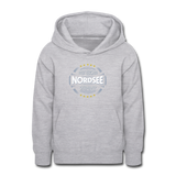 Nordsee Beaches - Teenager Hoodie - Hellgrau meliert