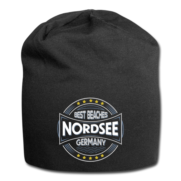 Nordsee Beaches - Jersey-Beanie - Schwarz