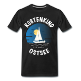 Küstenkind Ostsee - Männer Premium T-Shirt - Schwarz