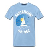 Küstenkind Ostsee - Männer Premium T-Shirt - Sky