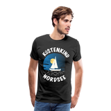 Küstenkind Nordsee - Männer Premium T-Shirt - Schwarz