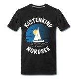 Küstenkind Nordsee - Männer Premium T-Shirt - Schwarz