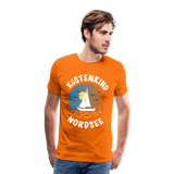 Küstenkind Nordsee - Männer Premium T-Shirt - Orange