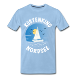 Küstenkind Nordsee - Männer Premium T-Shirt - Sky